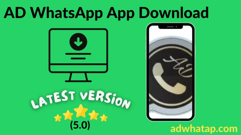 AD WhatsApp App Download Latest V10.82 (Anti-Ban) 2024